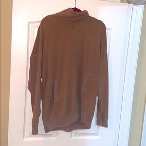 Oversized soft tunic sweatshirt